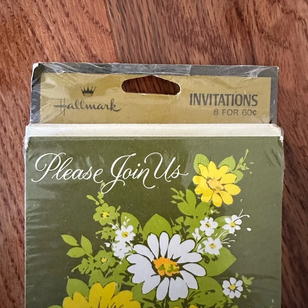 New Vtg 8 of Hallmark INVITATIONS Cards “Please Join Us” with envelopes